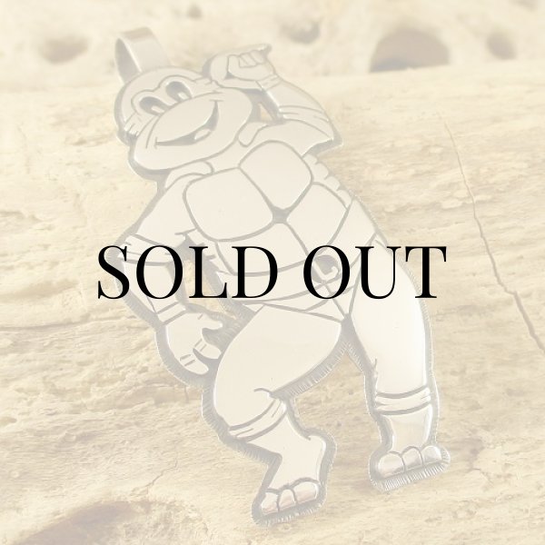 画像3: ホピ族：Berra Tawahongva ミュータントタートルズモチーフ ペンダント (3)