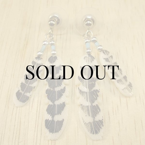 画像3: ボーンフェザー ピアス (3)