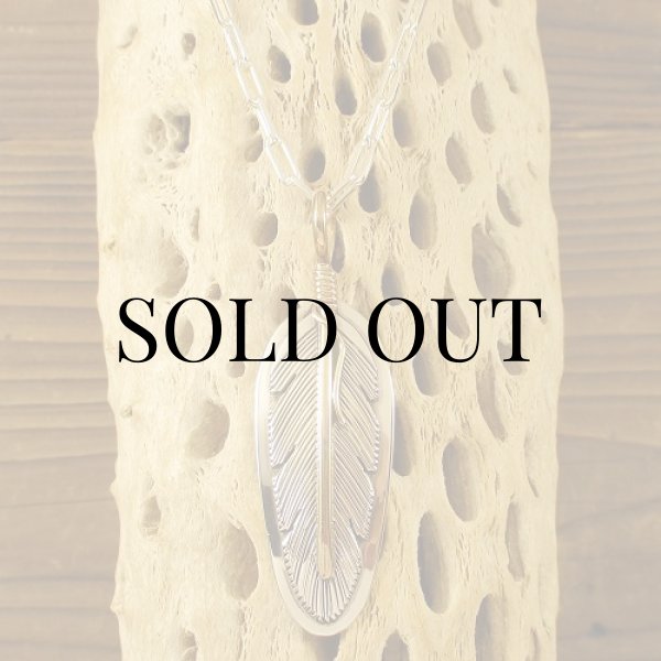 画像9: ナバホ族：Harvey Mace イーグルフェザー12KGF ペンダントトップM (9)