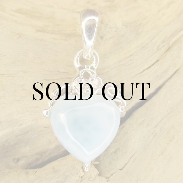 画像2: Larimar Pendant Top（ラリマー ペンダントトップ） (2)