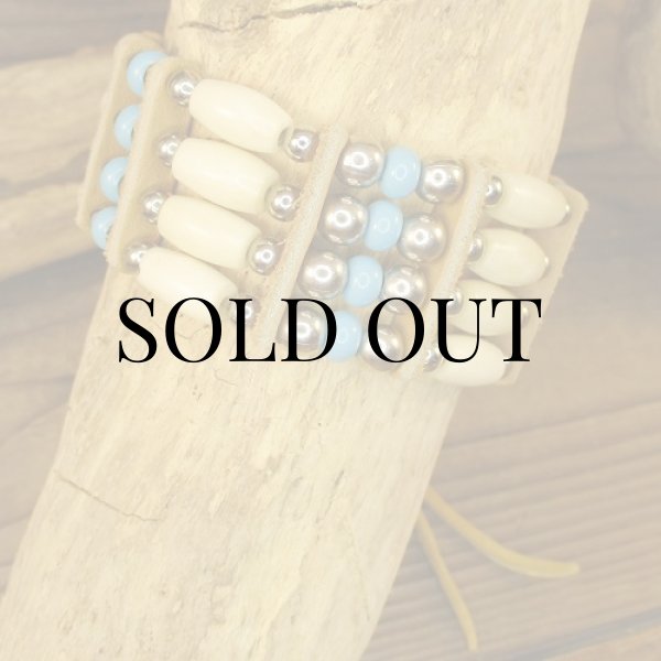 画像9: ナバホ族：Buffalo Bone Bracelet（バッファローボーン ブレスレット） (9)