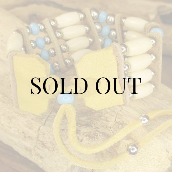 画像4: ナバホ族：Buffalo Bone Bracelet（バッファローボーン ブレスレット） (4)