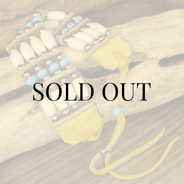 画像6: ナバホ族：Buffalo Bone Bracelet（バッファローボーン ブレスレット） (6)