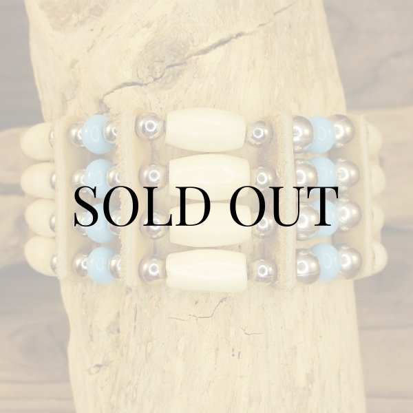 画像8: ナバホ族：Buffalo Bone Bracelet（バッファローボーン ブレスレット） (8)