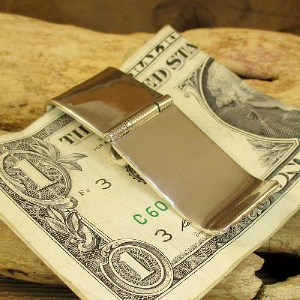 画像6: ナバホ族：Sunshine Reeves スタンプワーク マネークリップ (6)