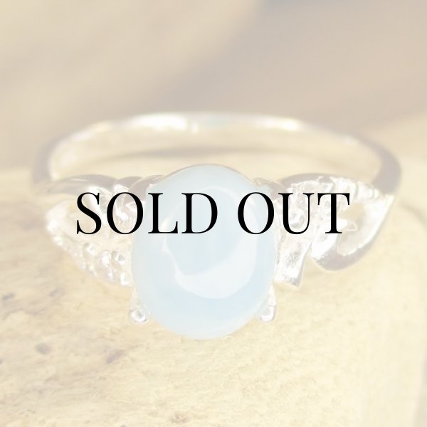 画像2: Larimar Siver Ring(ラリマー シルバーリング) (2)