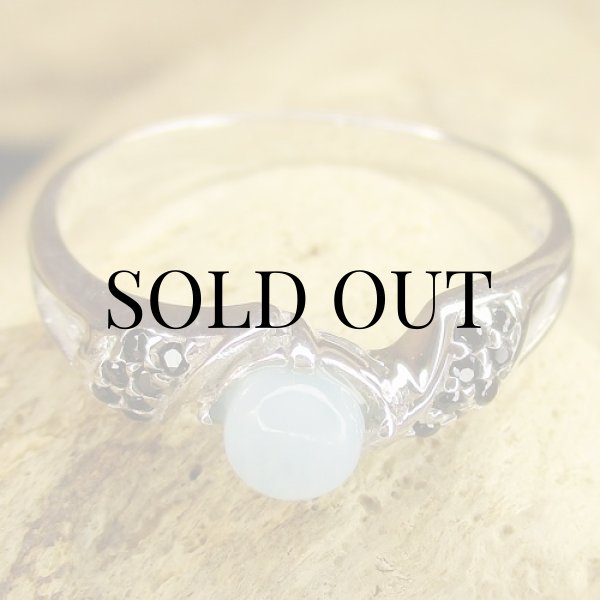 画像2: Larimar Siver Ring(ラリマー シルバーリング) (2)