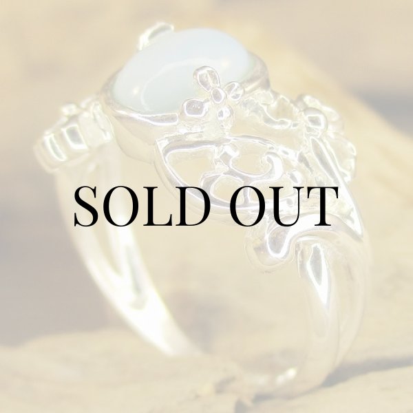 画像8: Larimar Siver Ring(ラリマー シルバーリング) (8)