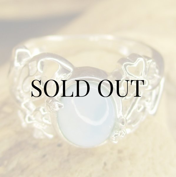 画像2: Larimar Siver Ring(ラリマー シルバーリング) (2)