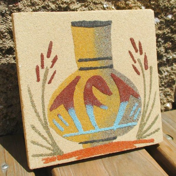 画像2: ナバホ族:サンドペインティング(Sand Painting) (2)
