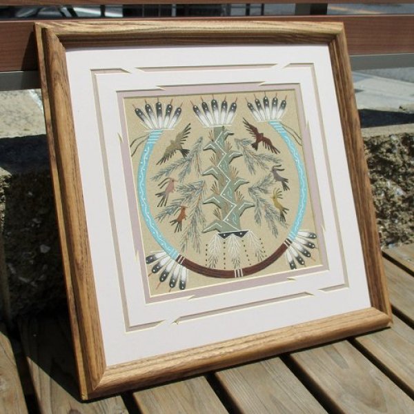 画像2: ナバホ族:サンドペインティング(Sand Painting) (2)