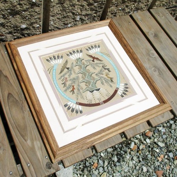 画像4: ナバホ族:サンドペインティング(Sand Painting) (4)