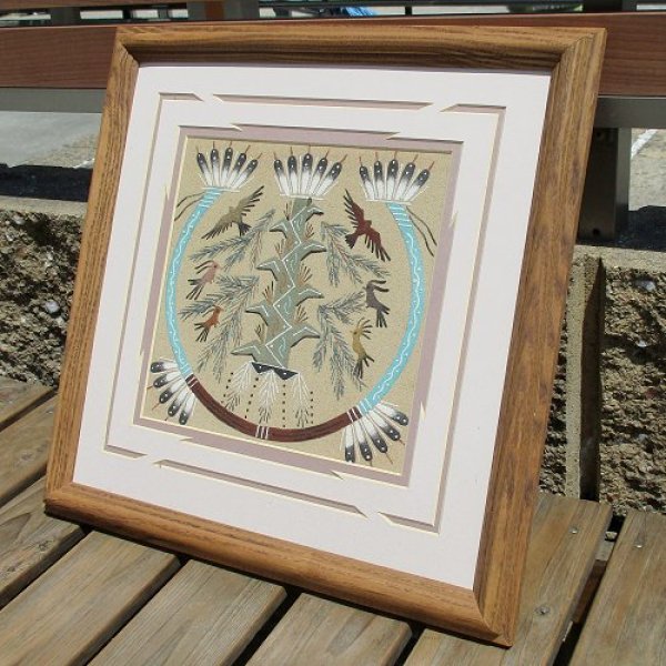 画像3: ナバホ族:サンドペインティング(Sand Painting) (3)