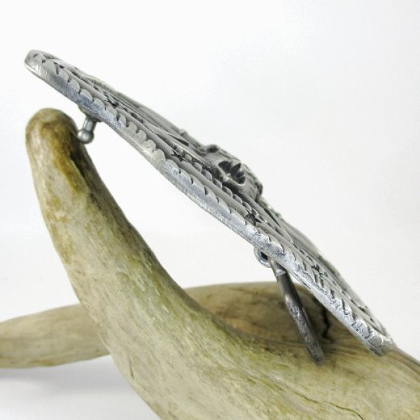 画像7: ロングホーンスカル モチーフ バックル (7)