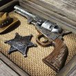 画像5: 『ガン＆ハット＆シェリフバッチ アートフレーム』(Gun&Hat&Sheriff Badge Art Frame) (5)