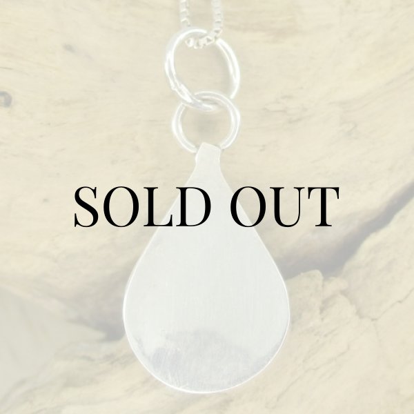 画像4: ズニ族：マルチインレイ ティアドロップ ペンダント (4)