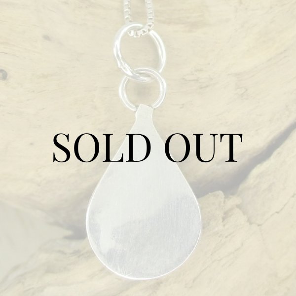 画像4: ズニ族：マルチインレイ ティアドロップ ペンダント (4)