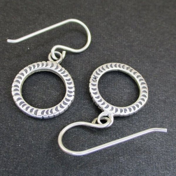 画像4: ナバホ族：ドーナツタイプ ピアス (4)