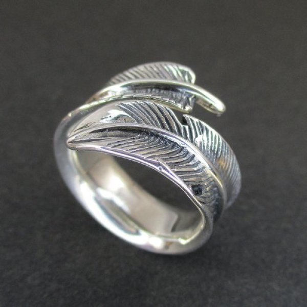 画像9: Feather Design Siver Ring（フェザーデザイン シルバーリング） (9)