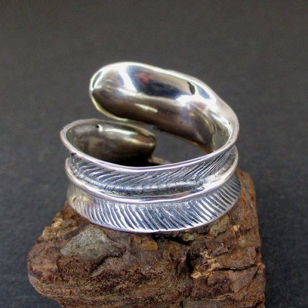 画像4: Feather Design Siver Ring（フェザーデザイン シルバーリング） (4)