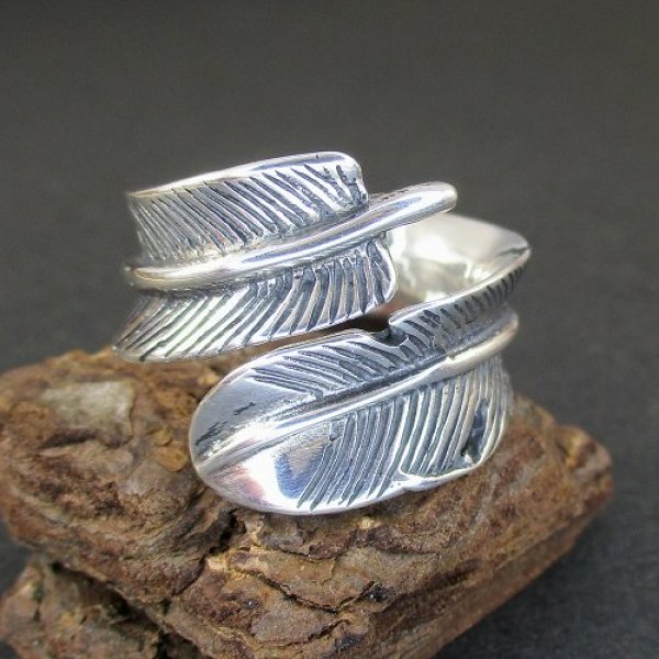 画像6: Feather Design Siver Ring（フェザーデザイン シルバーリング） (6)