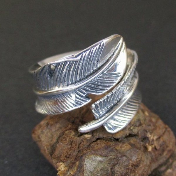 画像3: Feather Design Siver Ring（フェザーデザイン シルバーリング） (3)