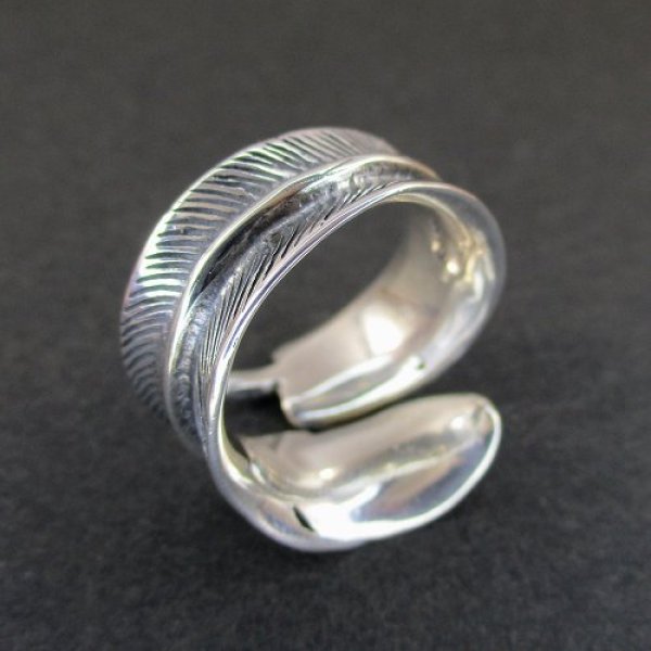 画像11: Feather Design Siver Ring（フェザーデザイン シルバーリング） (11)
