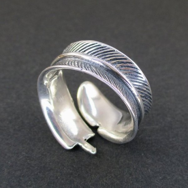 画像10: Feather Design Siver Ring（フェザーデザイン シルバーリング） (10)
