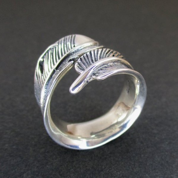 画像8: Feather Design Siver Ring（フェザーデザイン シルバーリング） (8)