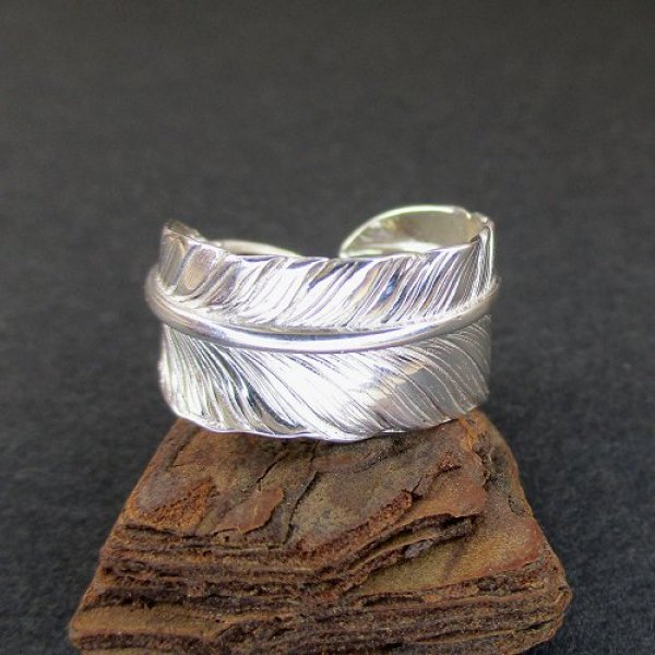 画像6: Feather Design Siver Ring（フェザーデザイン シルバーリング） (6)