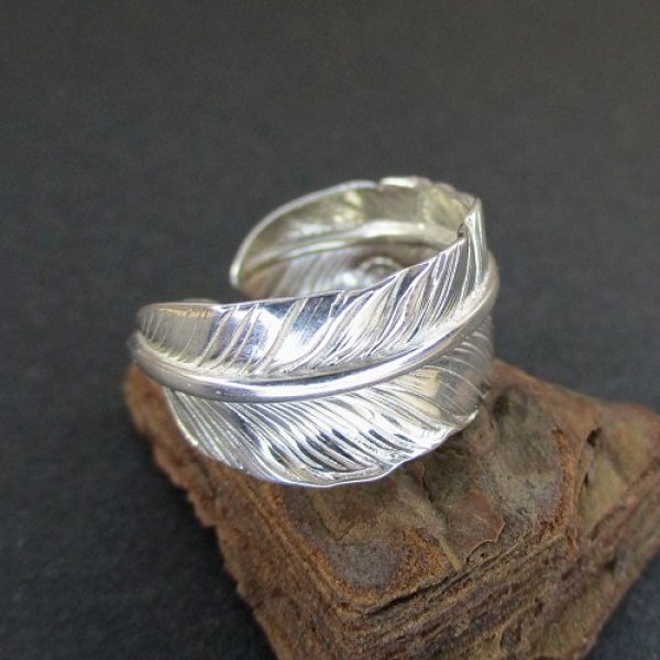 画像7: Feather Design Siver Ring（フェザーデザイン シルバーリング） (7)