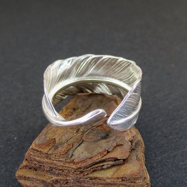 画像4: Feather Design Siver Ring（フェザーデザイン シルバーリング） (4)
