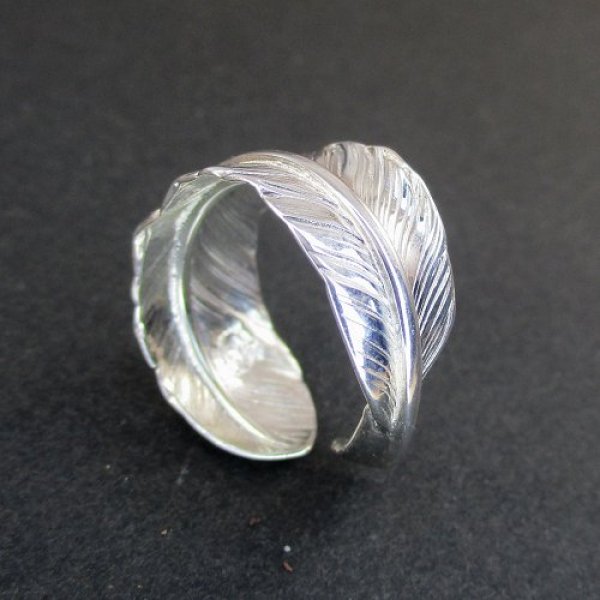 画像11: Feather Design Siver Ring（フェザーデザイン シルバーリング） (11)