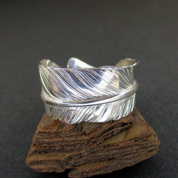 画像2: Feather Design Siver Ring（フェザーデザイン シルバーリング） (2)