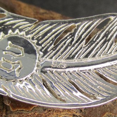 画像2: Silver Feather PendantTop（シルバーフェザー ペンダントトップ）