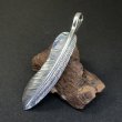 画像1: Silver Feather PendantTop（シルバーフェザー ペンダントトップ） (1)