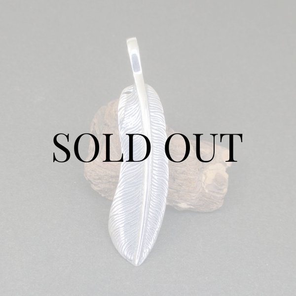 画像2: Silver Feather PendantTop（シルバーフェザー ペンダントトップ） (2)