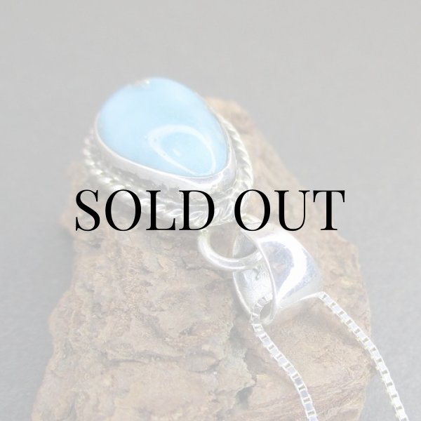 画像6: ナバホ族：Annie Chapo モレンシ ターコイズ ペンダント (6)