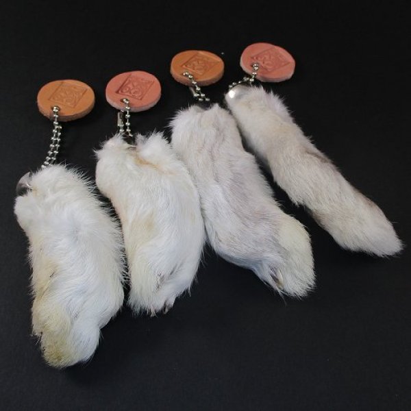 画像6: ラッキー ラビットフット キーリング（キーホルダー） (6)