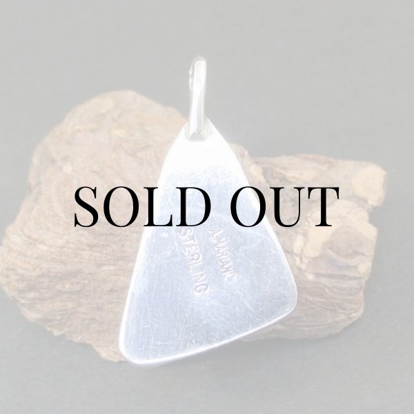 画像4: ナバホ族：Alonzo Mariano ティファニーストーン ペンダントトップ (4)