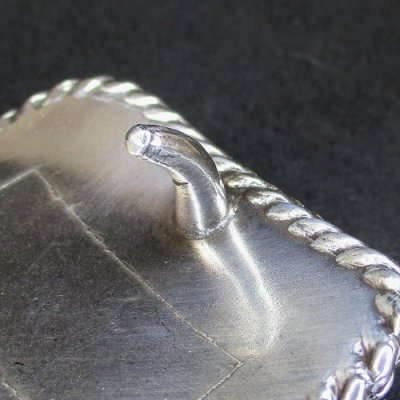 画像1: ロングホーンモチーフ トロフィーバックル