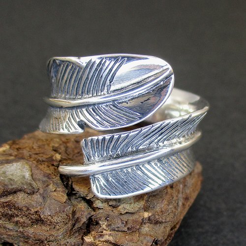 Feather Design Siver Ring（フェザーデザイン シルバーリング）